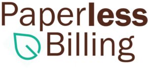 Logo for a billing software named Paperless Billing.